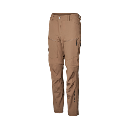 Unisex 2-in-1 Zip-Off Skalbukser I Mocca I Normal længde I Trine I Dame