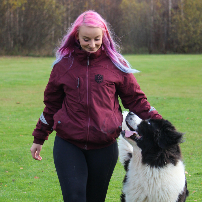 Overgangsjakke I Burgundy I Tanner