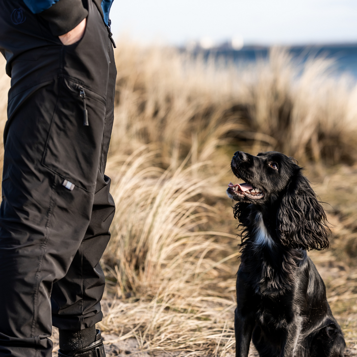 Hundelufter skalbukser herre | Sort | Charlie