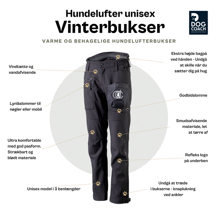 Hundelufterbukser I Vinter | Normal længde | Verdi (1 stk tilbage)