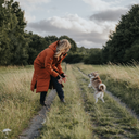 Long KeepDry Dog Walker Women Coat 2.0  I Tawney I Alba