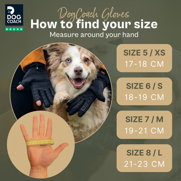 DogCoach Allround Godbidshandsker | Unisex | Sort | Miley