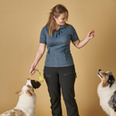 FeelFree Dog Walker Zip T-shirt I Sky I Junior