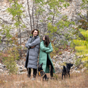 Long KeepDry Dog Walker Women Coat 2.0  I Forest I Nimo
