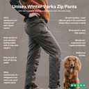 Unisex Winter Parka Zip Pants  I Bison I Normal længde I Nuri