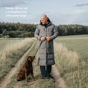 Long KeepDry Dog Walker Men’s Coat 2.0 I Warm Grey I Dina