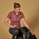 FeelFree Dog Walker Zip T-shirt I Rosewood I Sammy