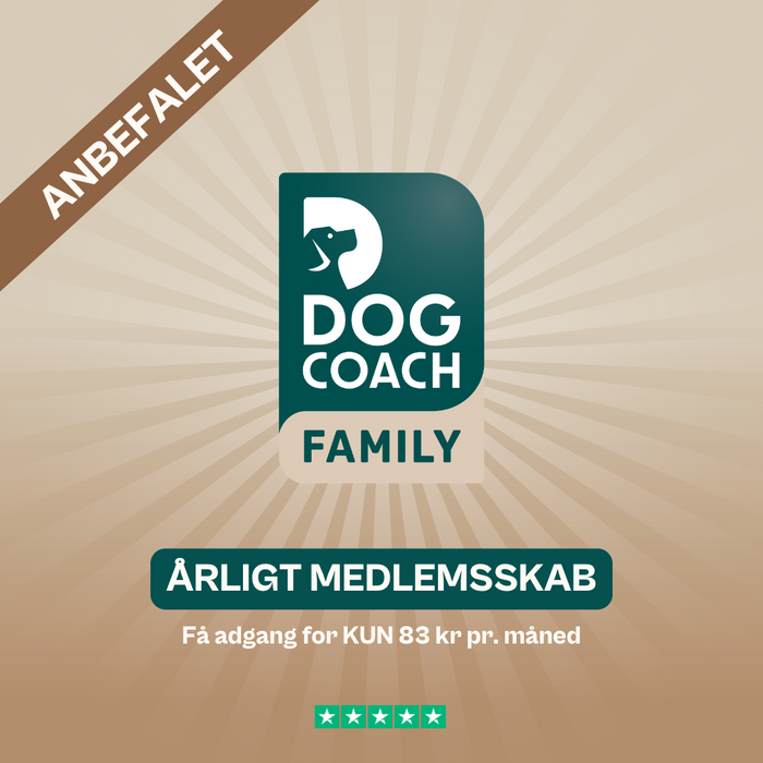 Dogcoach Family - Medlemskab Årlig