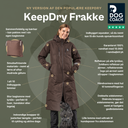 Long KeepDry Dog Walker Coat | Black | Conner