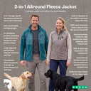 Unisex Allround Zip Shirt  I Forest I Puccini I Herre