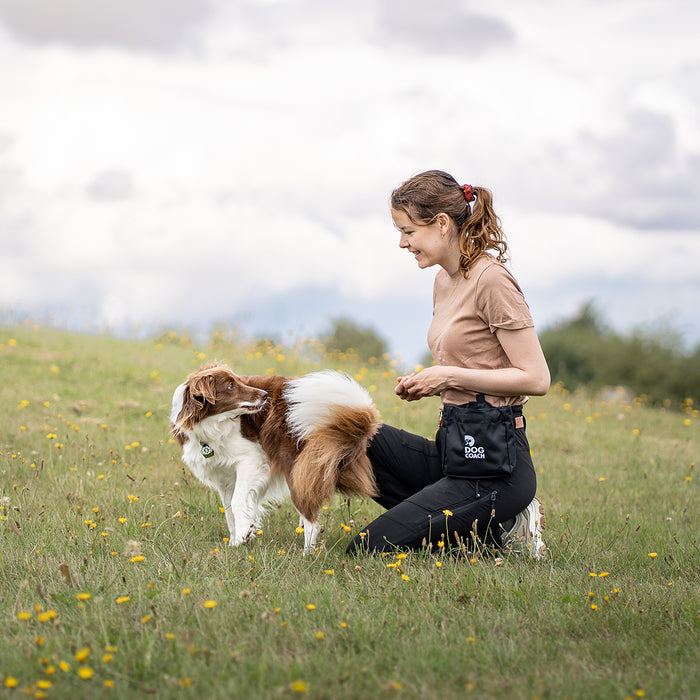 DogCoach Godbidslomme | Elite | XL | Sort | Perro