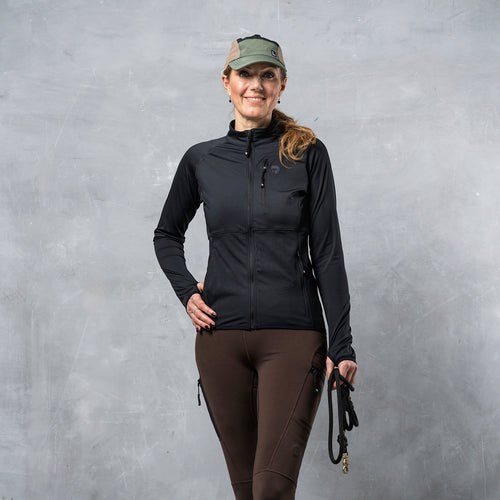 FeelFree Dog Walker Zip Jacket | Schwarz | Musli