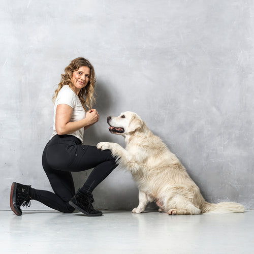 FeelFree Dog Walker Tights | Sort | Ruby