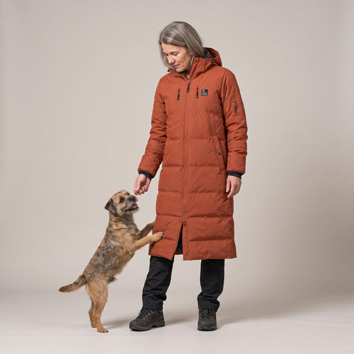Long KeepDry Dog Walker Women Coat 2.0  I Tawney I Alba