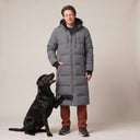Long KeepDry Dog Walker Men’s Coat 2.0 I Warm Grey I Dina