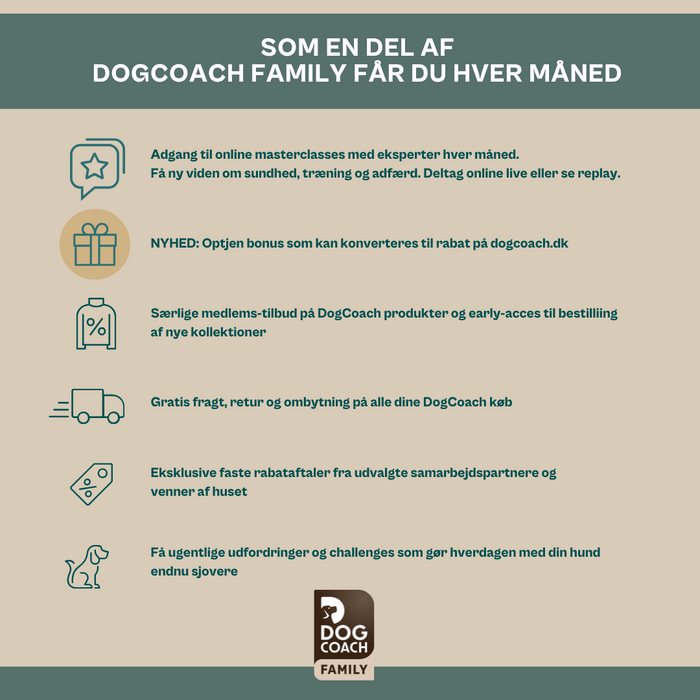 Dogcoach Family - Medlemskab Årlig