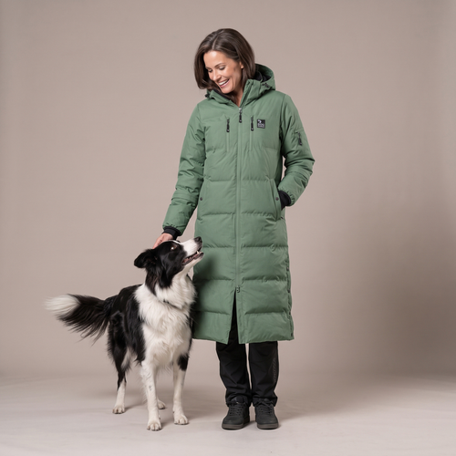 Long KeepDry Dog Walker Women Coat 2.0  I Forest I Nimo