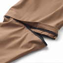 Unisex 2-in-1 Zip-Off Skalbukser I Mocca I Kort længde I Cala