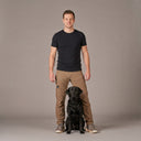 Unisex 2-in-1 Zip-Off Skalbukser I Mocca I Normal længde I Trine I Mand