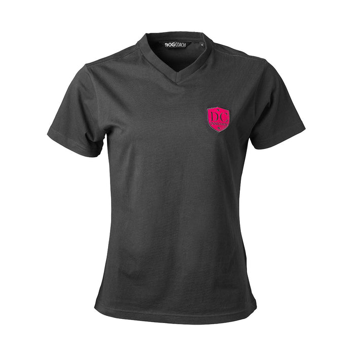 DogCoach Brand T-shirts - Antracitgrå med pink (2 stk tilbage)